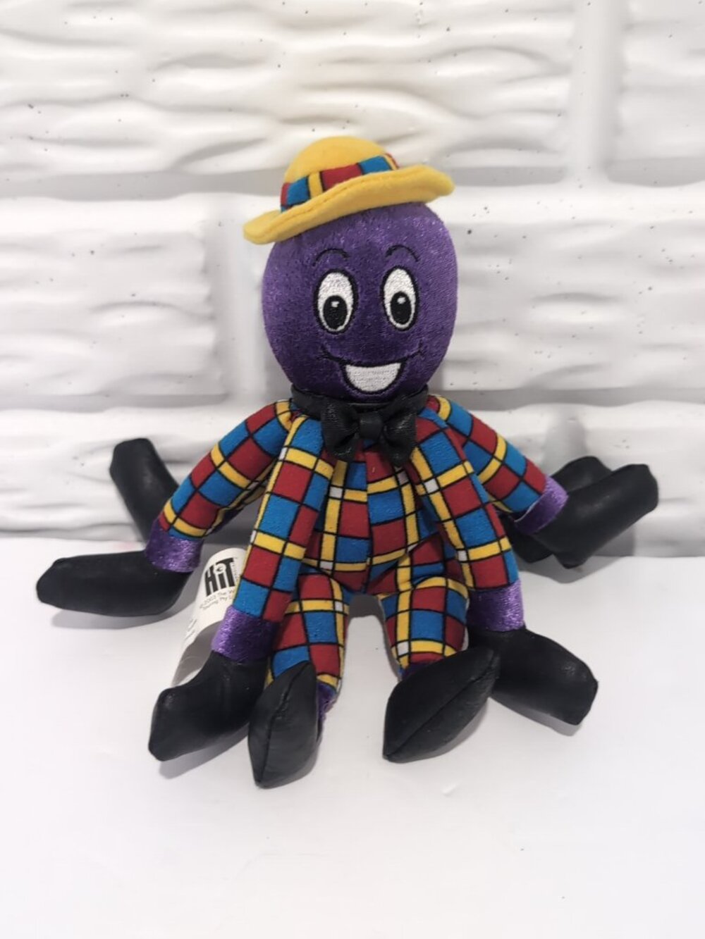 Vintage 2003 Spin Master The Wiggles Henry The Octopus 8” Bean Bag Plush